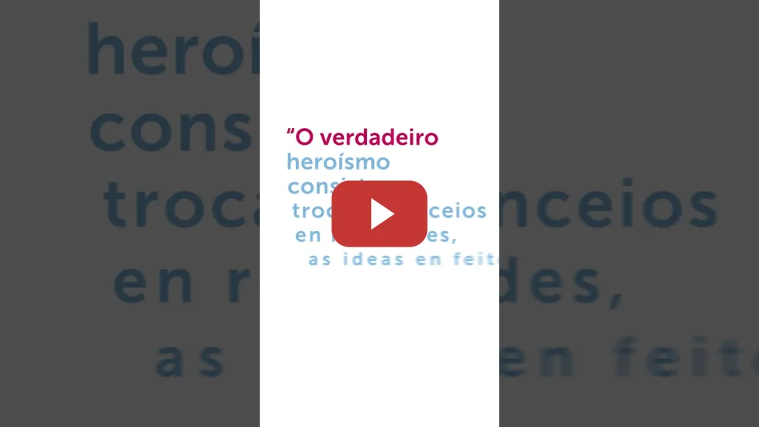 Embedded thumbnail for Castelao: &quot;O verdadeiro heroísmo consiste en trocar os anceios en realidades, as ideas en feitos&quot;
