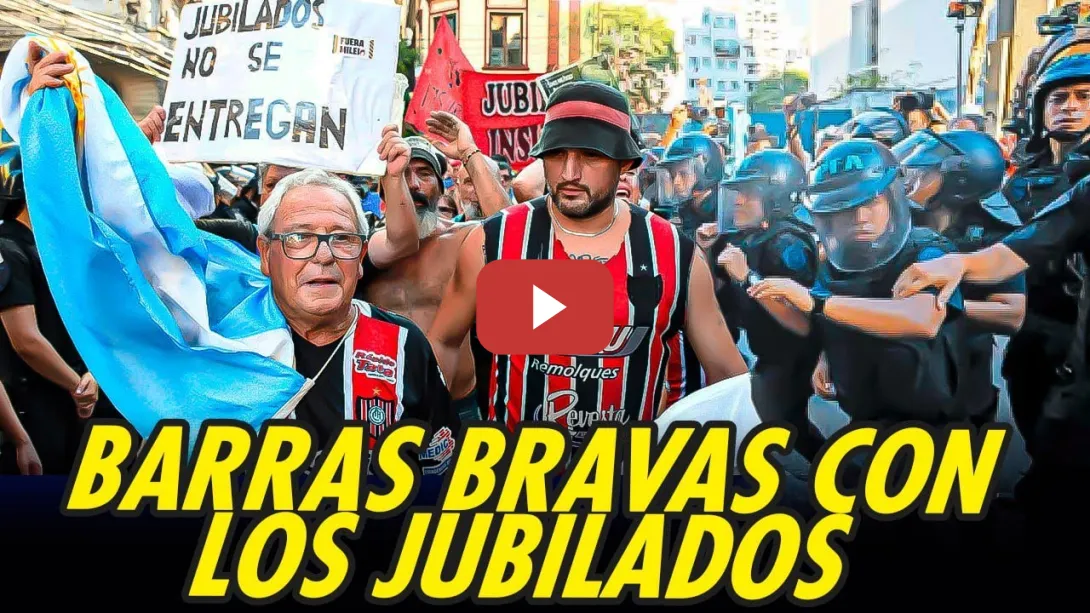 Embedded thumbnail for MILEI TIEMBLA TRAS EL APOYO DE LAS BARRAS BRAVAS A LOS JUBILADOS