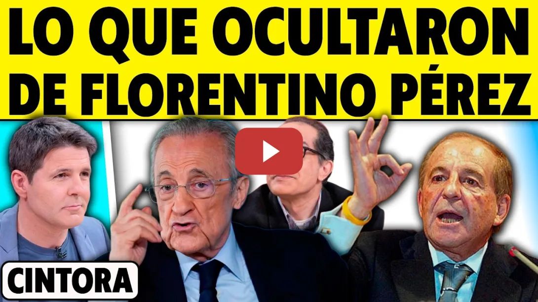 Embedded thumbnail for ¿QUÉ OCULTA FLORENTINO? "MAFIA", DICE JOSÉ MARÍA GARCÍA. VILLARROYA RESPONDE