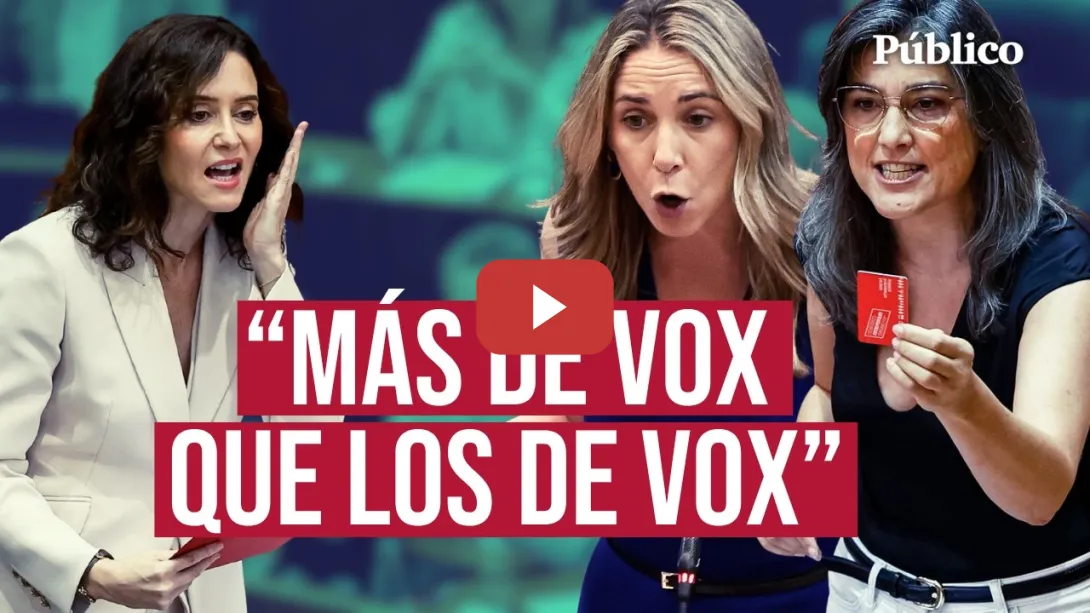 Embedded thumbnail for El repaso de BERGEROT y MAR ESPINAR al gobierno de AYUSO: "Solo les mueve la xenofobia y la inquina"