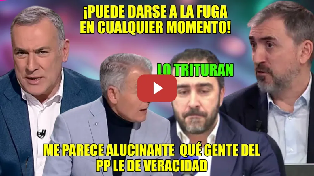 Embedded thumbnail for &quot;Es DE MEAR y NO echar GOTA&quot;📢Ignacio Escolar y Fortes TRITURAN a Aldama📢¡Puede DARSE a la FUGA!