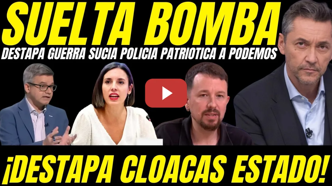 Embedded thumbnail for 💣 JAVIER RUIZ DESTAPA TRAMA GUERRA SUCIA CONTRA PODEMOS "PP ACORRALADO POR NUEVOS AUDIOS"
