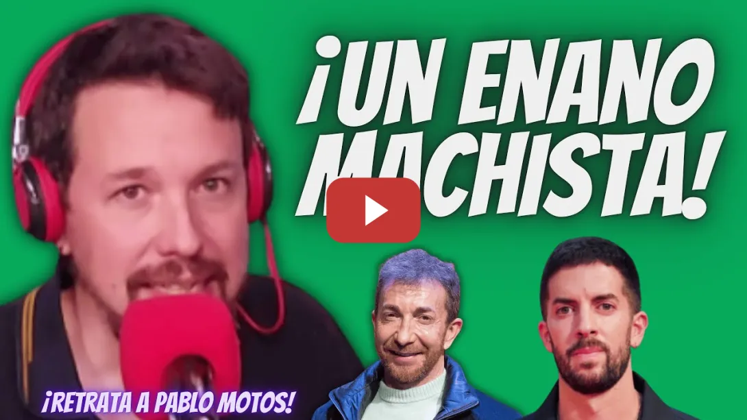 Embedded thumbnail for Así “DESTROZÓ” Pablo Iglesias a Pablo Motos - ¡ES un ENANO FACHA y MACHISTA!