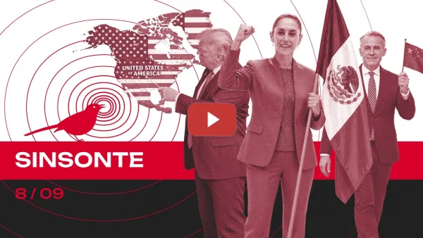 Embedded thumbnail for Trump “anexa” a México y Canadá: Sheinbaum y Carney responden | SINSONTE 2x27
