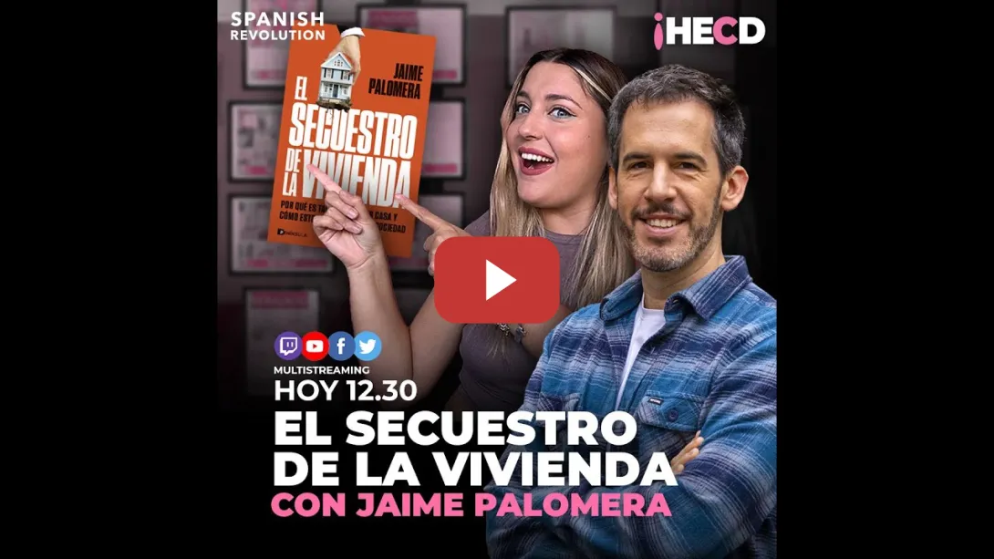 Embedded thumbnail for HECD! 539 | ¡He salido en La Revuelta!+El secuestro de la vivienda, con Jaime Palomera+Trump VS Musk