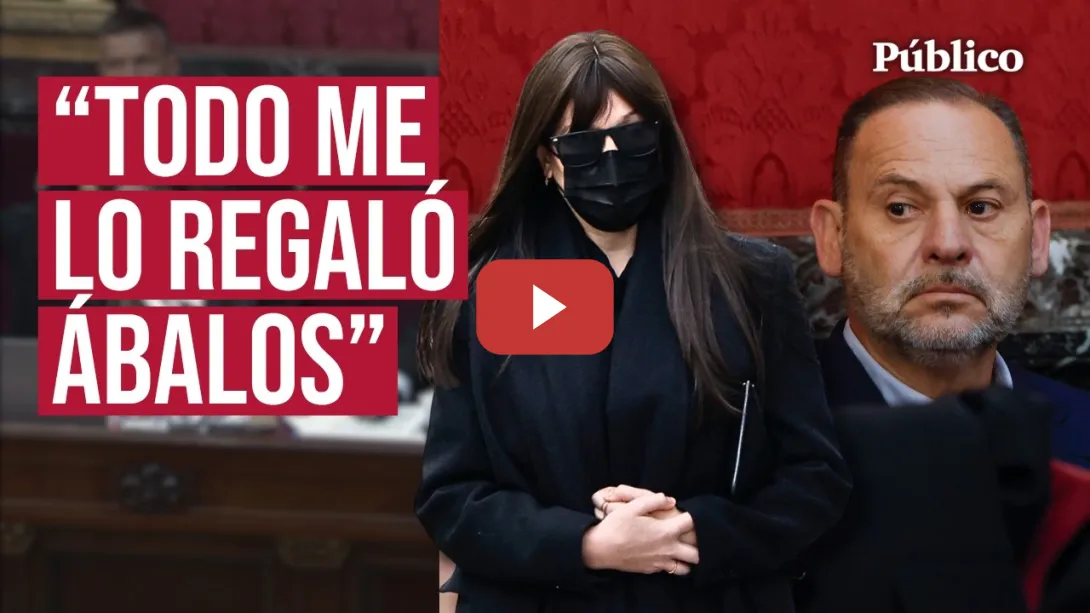 Embedded thumbnail for El testimonio de JÉSSICA RODRÍGUEZ, expareja de ÁBALOS: "Me dio dinero en efectivo para nosotros"