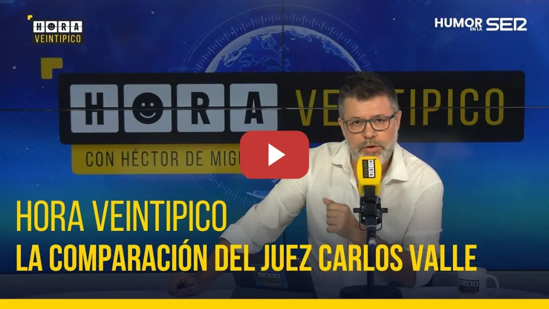 Embedded thumbnail for Hora Veintipico | La respuesta de Héctor de Miguel a la comparación del Juez Carlos Valle