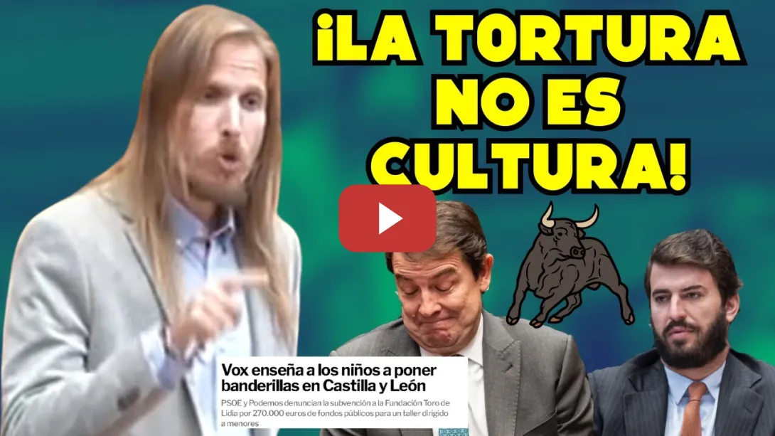 Embedded thumbnail for 🔥¡¡SOBERBIO PABLO FERNÁNDEZ!!👏 ¡¡SACA los COLORES a PP y VOX en CYL!!