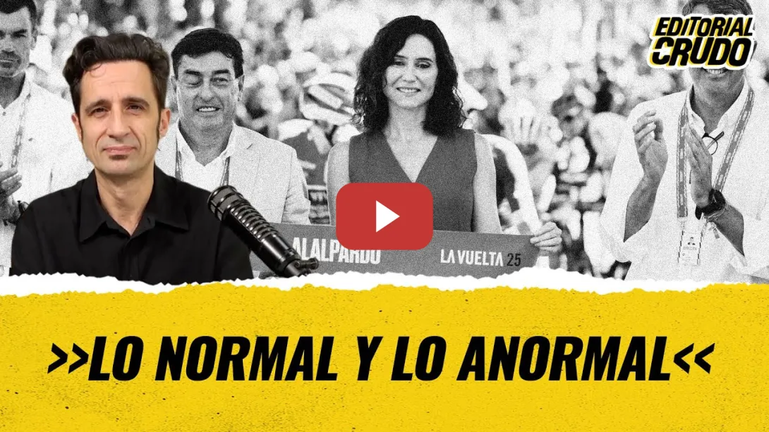 Embedded thumbnail for &quot;Lo normal y lo anormal&quot; #editorialcrudo #palestina #gaza #Vuelta #Israel