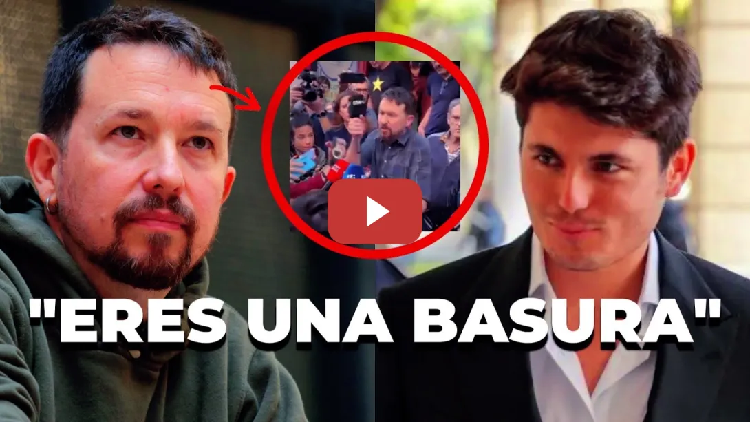 Embedded thumbnail for Pablo Iglesias lanza el micro de Vito Quiles: &quot;eres una basura y ojalá te echen de actos como estos”