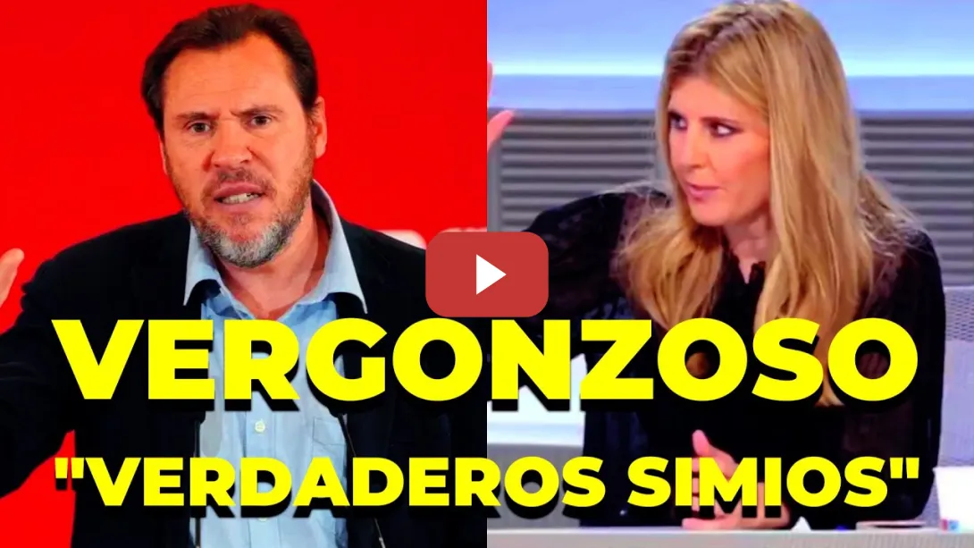 Embedded thumbnail for El repugnante comentario desde &quot;En boca de todos&quot; llamando &quot;simio&quot; al ministro Óscar Puente