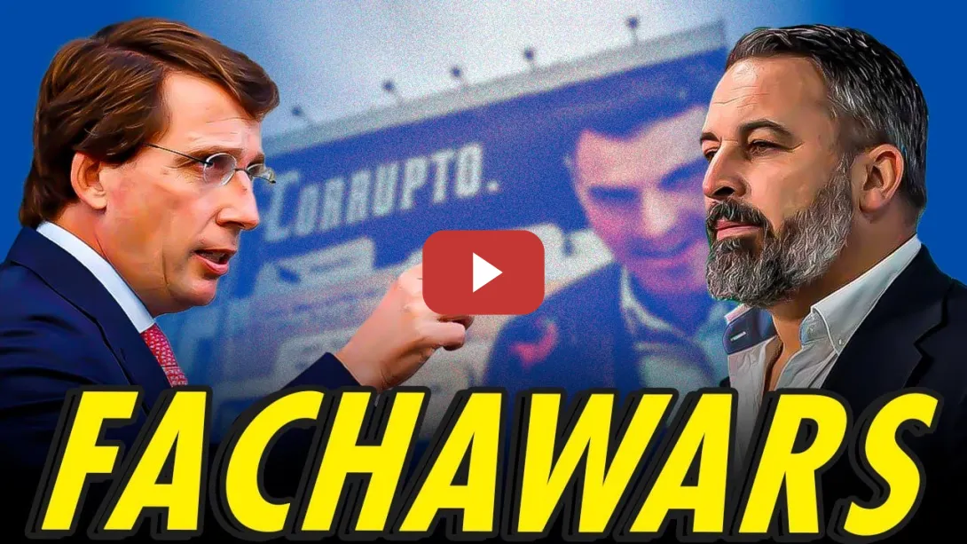 Embedded thumbnail for FACHAWARS: ALMEIDA EXPLOTA CONTRA VOX POR SUS BULOS CON LA LONA DE HAZTE OÍR