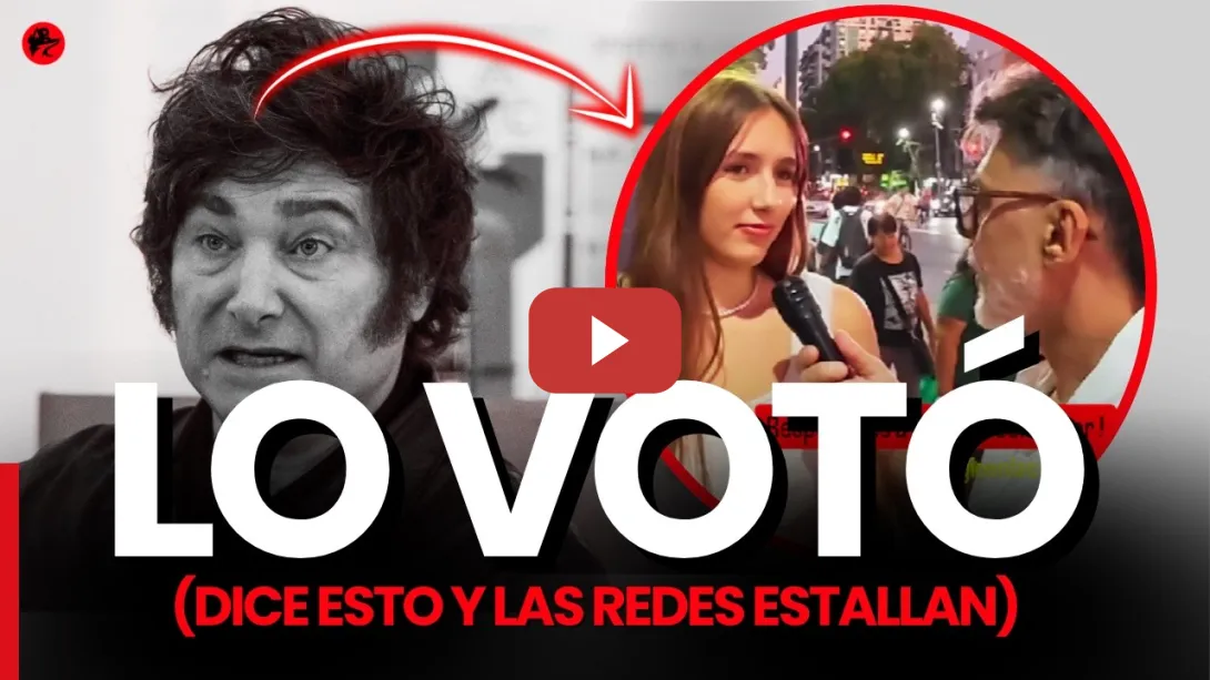 Embedded thumbnail for La frase de esta votante de Milei que indigna en redes