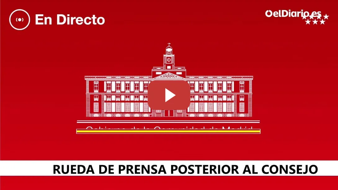 Embedded thumbnail for 🔴 DIRECTO | Ayuso preside la reunión del Consejo de Gobierno de la Comunidad de Madrid