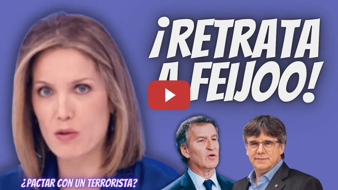 Embedded thumbnail for Silvia Intxaurrondo “RETRATA la HIPOCRESÍA” del Feijóo - ¡QUIERE PACTAR con Puigdemont!