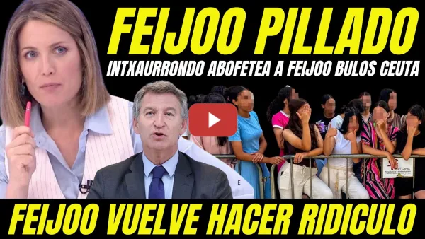 Embedded thumbnail for ESCÁNDALO FEIJÓO CON MENORES PILLADO POR SILVIA INTXAURRONDO CRISIS MIGRATORIA EN CEUTA