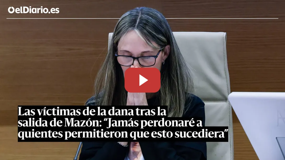 Embedded thumbnail for Víctimas de la dana tras salida de Mazón:“Jamás perdonaré a quienes permitieron que esto sucediera”&quot;