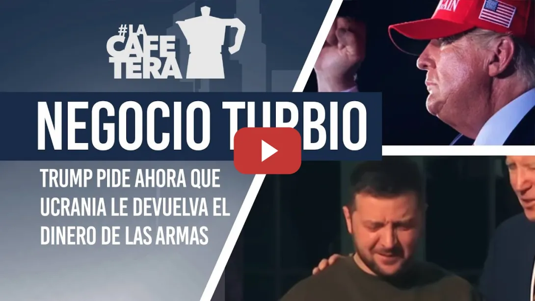 Embedded thumbnail for ¡Negocio Turbio! Trump pide ahora que Ucrania le devuelva el dinero de las armas