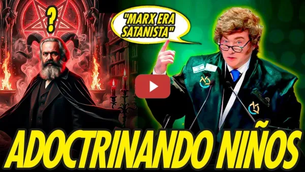 Embedded thumbnail for MILEI ADOCTRINA A MENORES: "MARX ERA SATANISTA"