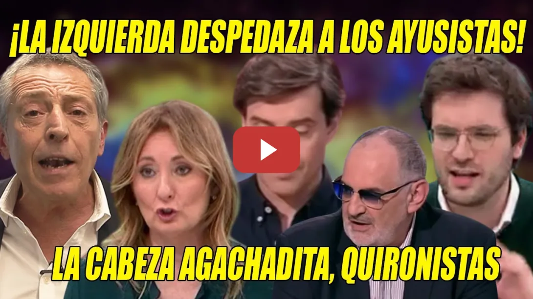 Embedded thumbnail for Losada, Barroso y Campos DESPEDAZAN a los AYUSISTAS Montesinos y Alcaraz🔥¡IMPOSIBLE qNO le PILLARAN