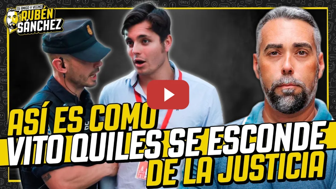 Embedded thumbnail for Así se esconde Vito Quiles de la Justicia