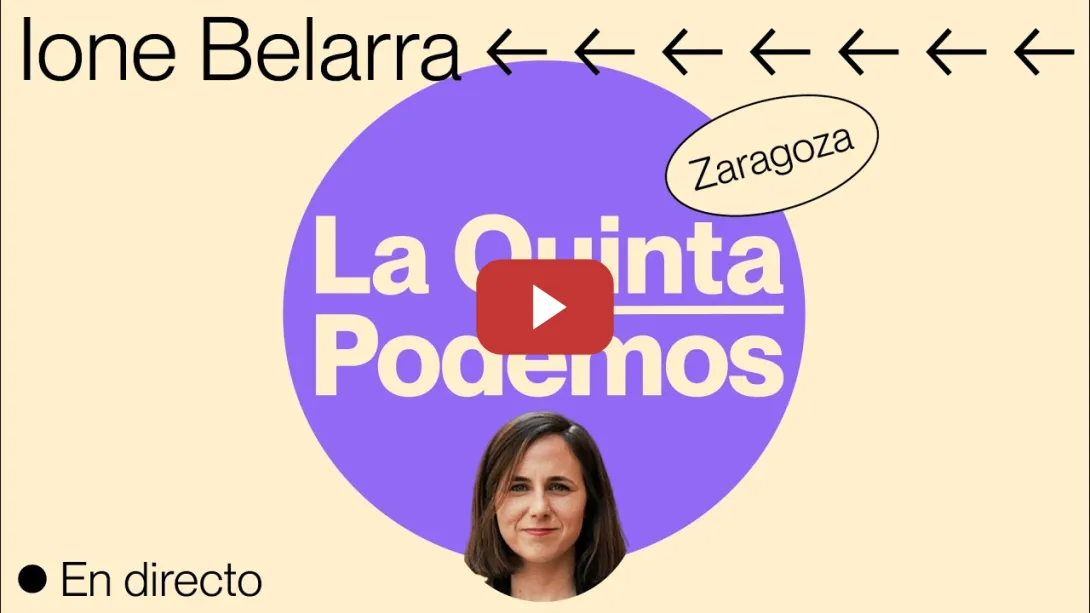 Embedded thumbnail for Ione Belarra en Zaragoza