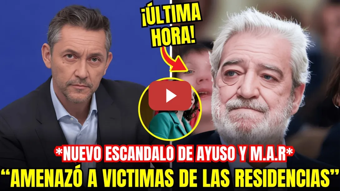 Embedded thumbnail for 💣 ¡BOMBAZO! AYUSO Y MAR AMENAZARON A LAS VÍCTIMAS DE LAS RESIDENCIAS PARA QUE NO TESTIFICASEN