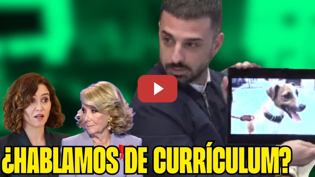 Embedded thumbnail for BOOOM! 💥Santi Rivero HUMILLA a AYUSO y a PP &quot;el PERRO PECAS&quot;, su CURRICULUM y EXPEDIENTE OCULTO...