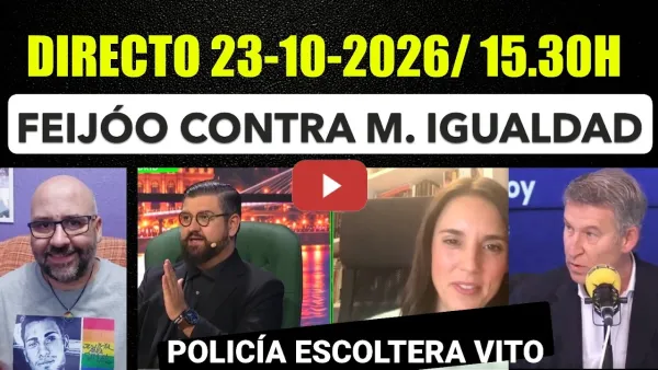 Embedded thumbnail for Directo 23 Octubre de 2026/ 15.30h. Feijóo a por Igualdad. Irene Montero.