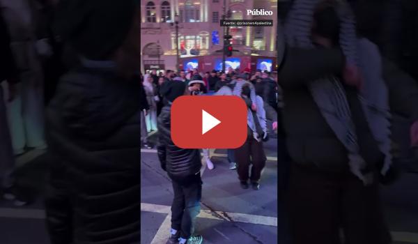 Embedded thumbnail for Greta Thunberg se sumó a una movilización en Londres a favor de los huelguistas de Palestine Action