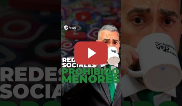 Embedded thumbnail for REDES SOCIALES: PROHIBIDOS LOS MENORES