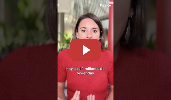 Embedded thumbnail for Irene Montero, contundente sobre la vivienda en España: &quot;Es un robo, no es una crisis del sistema&quot;