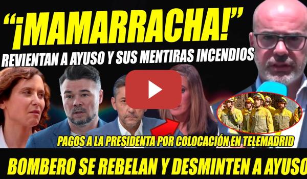 Embedded thumbnail for ¡MAMARRACHA! REBELIÓN DELEGADO Y BOMBEROS CONTRA VACACIONES AYUSO. ÓSCAR PUENTE RESPONDE DURÍSIMO