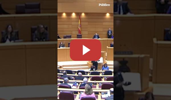 Embedded thumbnail for Reciben a Óscar Puente con gritos de "dimisión" en el Senado