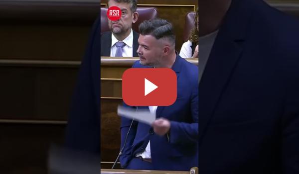 Embedded thumbnail for Rufián sobre los sicarios mediáticos