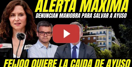 Embedded thumbnail for FEIJÓO NO DEFIENDE A AYUSO "ALERTAN MANIOBRA JUEZ AL SERVICIO DEL PP ARCHIVO COMPRA ÁTICO