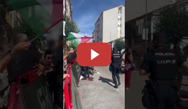 Embedded thumbnail for Violencia policial en el paso de La Vuelta por Galicia