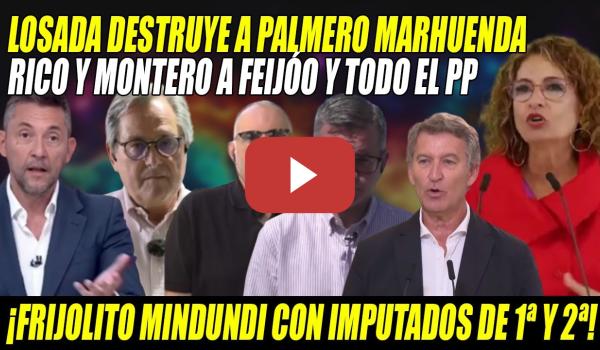 Embedded thumbnail for ¡OJO! REVOLCÓN de Losada a Marhuenda y ZAMBOMBAZO de Montero- ¡PP CARICATURA y Feijóo NO pinta nada!