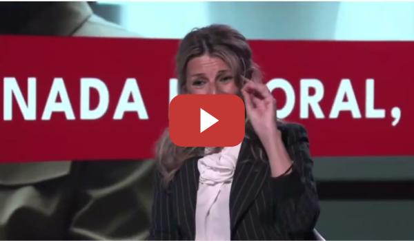 Embedded thumbnail for Yolanda Díaz: &quot;Estamos en tiempos en los que necesitamos políticos y políticas de altura&quot;