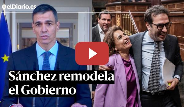 Embedded thumbnail for Sánchez nombra a Carlos Cuerpo nuevo vicepresidente primero tras la salida de Montero