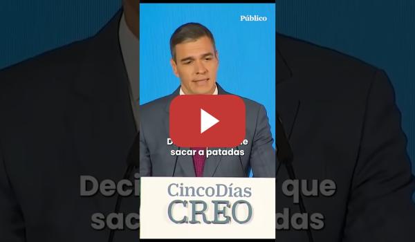 Embedded thumbnail for Sánchez carga contra las palabras &quot;antidemocráticas&quot; de Santiago Abascal