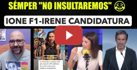 Embedded thumbnail for Ione Belarra responde a la F1 de Ayuso. Irene Montero contesta a Aznar.  Borja Sémper y el insulto.