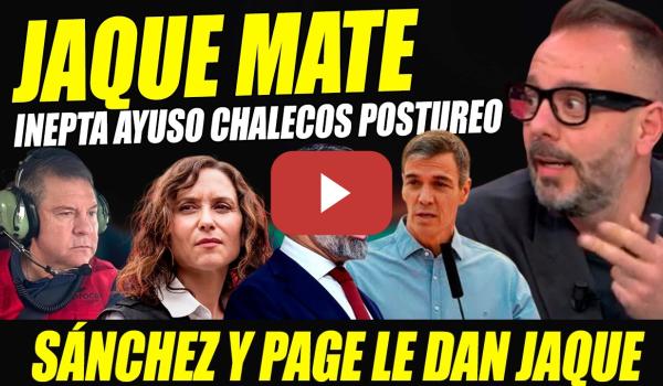 Embedded thumbnail for SÁNCHEZ DA GOLPE MAESTRO A AYUSO INEPTA POSTUREO. GARCÍA-PAGE LA RIDICULIZA POR LA GESTIÓN INCENDIOS