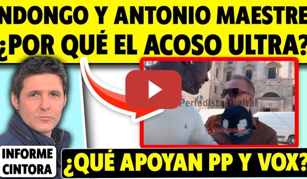 Embedded thumbnail for MÁXIMA TENSIÓN. ¿APOYAN PP Y VOX EL ACOSO ULTRA? NDONGO CONTRA ANTONIO MAESTRE...
