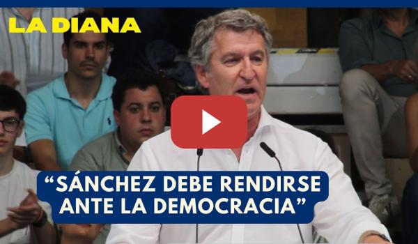 Embedded thumbnail for Feijóo arremete contra Sánchez en Málaga: &quot;Debe rendirse ante la democracia&quot;