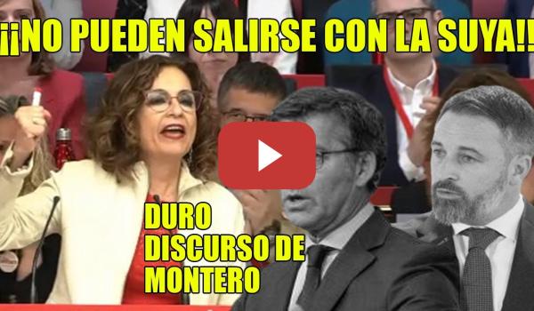 Embedded thumbnail for Montero ZURRA a Aznar y sus DISCÍPULOS Feijóo y Abascal⚡¡PEDRO QUÉDATE,NO PUEDEN SALIRSE con la SUYA