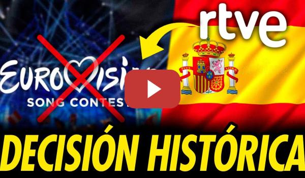 Embedded thumbnail for ESPAÑA Y RTVE SE RETIRA DE EUROVISIÓN POR LA PARTICIPACIÓN DE ISRAEL