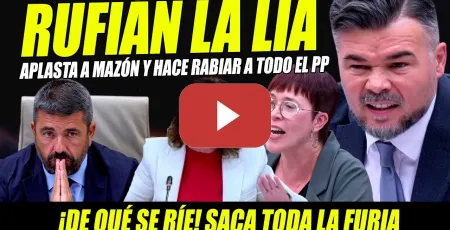Embedded thumbnail for RUFIÁN APLASTA A MAZÓN Y LO SILENCIA LEYENDO PREGUNTAS DE FAMILIAS DANA ¡DE QUÉ SE RÍE! MICÓ CULMINA