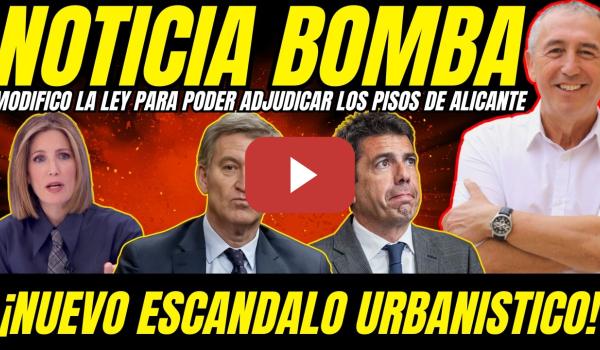 Embedded thumbnail for 🔥 FEIJOO INVESTIGADO: MODIFICÓ LEY URBANISTICA PARA ADJUDICAR PISOS A DEDO EN ALICANTE