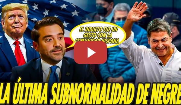 Embedded thumbnail for NEGRE DICE QUE FUE UN GESTO CON LOS LATINOS INDULTAR A SU AMIGO NARCO
